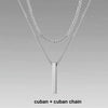 Men's Crystal Necklace - NC1271S NC003S50