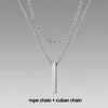 Men's Crystal Necklace - NC1271S NC196S20