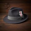 Wool Felt Hat Milano - Dark Grey Wool