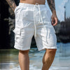 SunChill Men's Cargo Shorts - White