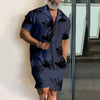 Men vacation two piece shorts set - A19TZF5F2311139