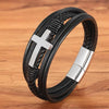 Bonded Love Leather Bracelet - Steel