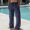 Men's Fashion Streetwear Straight Pants - Blue