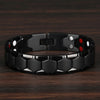 Men's Titanium Magnetic Bracelet 4-in-1 Energy - Black