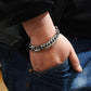 Titanium Steel Double Buckle Bracelet For Men