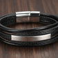 Faux Leather Bracelets For Men