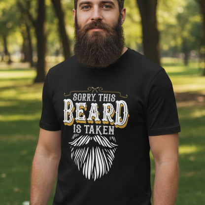 Sorry This Beard Is Taken Country Retro Valentines Day Gift T-Shirt