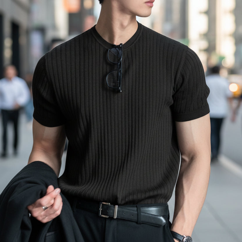 Men's Full Size Round Neck Short Sleeve T-Shirt Plus Size