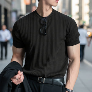 Men's Full Size Round Neck Short Sleeve T-Shirt Plus Size