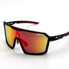 BOLD Flux Performance Sunglasses – MTB, Ski & Lifestyle Eyewear - Red/Black
