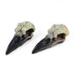 Gothic Raven Skull Pendant Necklace