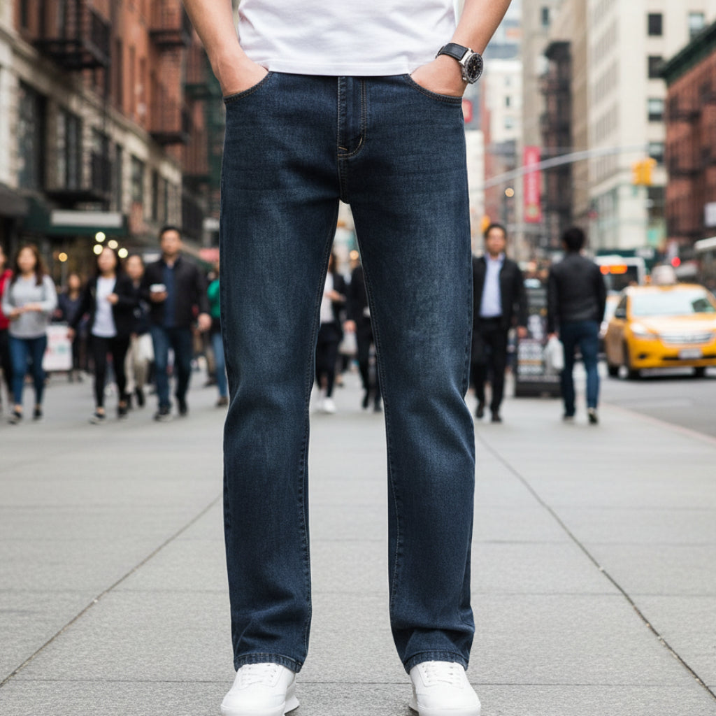 Men's Loose Straight Jeans