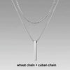 Men's Crystal Necklace - NC1271S NC10450S