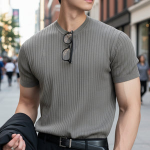 Men's Full Size Round Neck Short Sleeve T-Shirt Plus Size