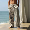 Men's Casual Beach Wide Leg Pants - TDCKZ00000P