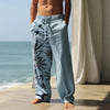 Men's Casual Beach Wide Leg Pants - TDCKZ00000R