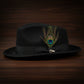 Wool Felt Fedora Hat Classic Roma Stingy
