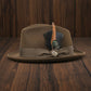 Wool Felt Fedora Hat Classic Roma Stingy