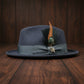 Wool Felt Fedora Hat Classic Roma Stingy