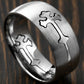 Silver Double Cross Band