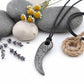 Viking Damascus steel tooth pendant Necklace Nordic Warrior Jewelry