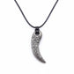 Viking Damascus steel tooth pendant Necklace Nordic Warrior Jewelry