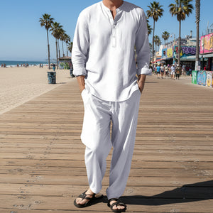 BreezeFit Men's Summer Suit: Vibrant, Durable, Fast Ship