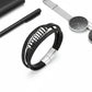 viking leather bracelet for men Nordic Magnetic Clasp Bracelet for Men