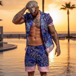 Trendy men two piece Beach set
