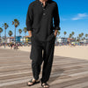 BreezeFit Men's Summer Suit: Vibrant, Durable, Fast Ship - Black
