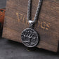 Tree of Life Amulet Stainless Steel Men’s Necklace