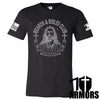 BEARDS AND BIBLES CLUB T-SHIRT - BLACK