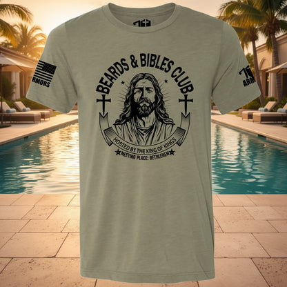 BEARDS AND BIBLES CLUB T-SHIRT
