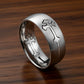 Silver Double Cross Band