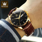 Elegant Leather Timepiece