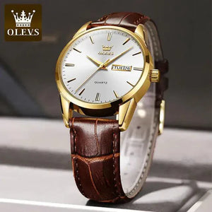 Elegant Leather Timepiece
