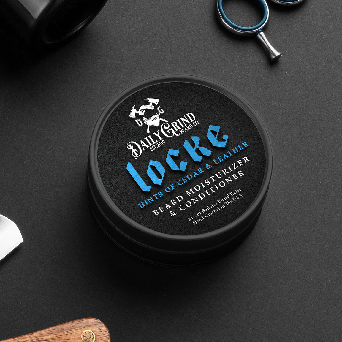 Locke Premium Beard Balm - Cedar & Leather