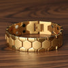 Men's Titanium Magnetic Bracelet 4-in-1 Energy - Gold