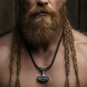 Vikings Mjolnir 316L Stainless Steel Pendant Necklace