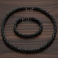 Viking Stainless Steel King Chain + Bracelet