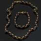 Viking Stainless Steel King Chain + Bracelet