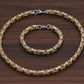 Viking Stainless Steel King Chain + Bracelet
