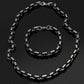 Viking Stainless Steel King Chain + Bracelet