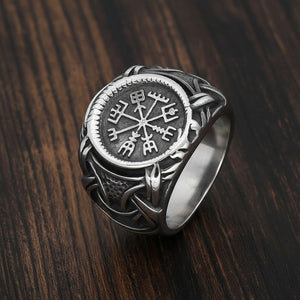 Vikings Vegvisir Stainless Steel Ring